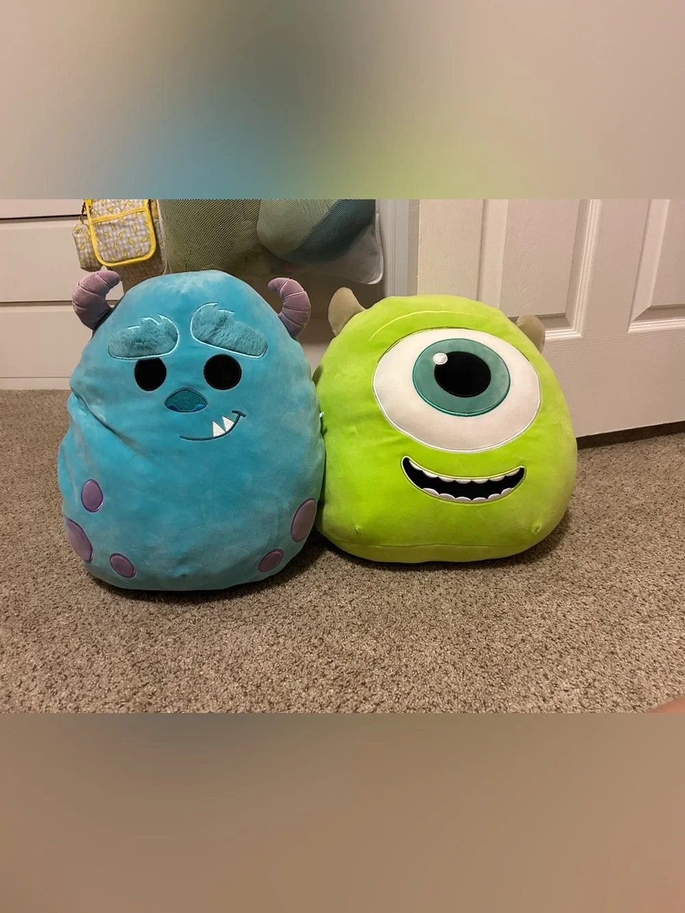 Monsters Inc Squishmallow (Mike Wazowski & Sully)